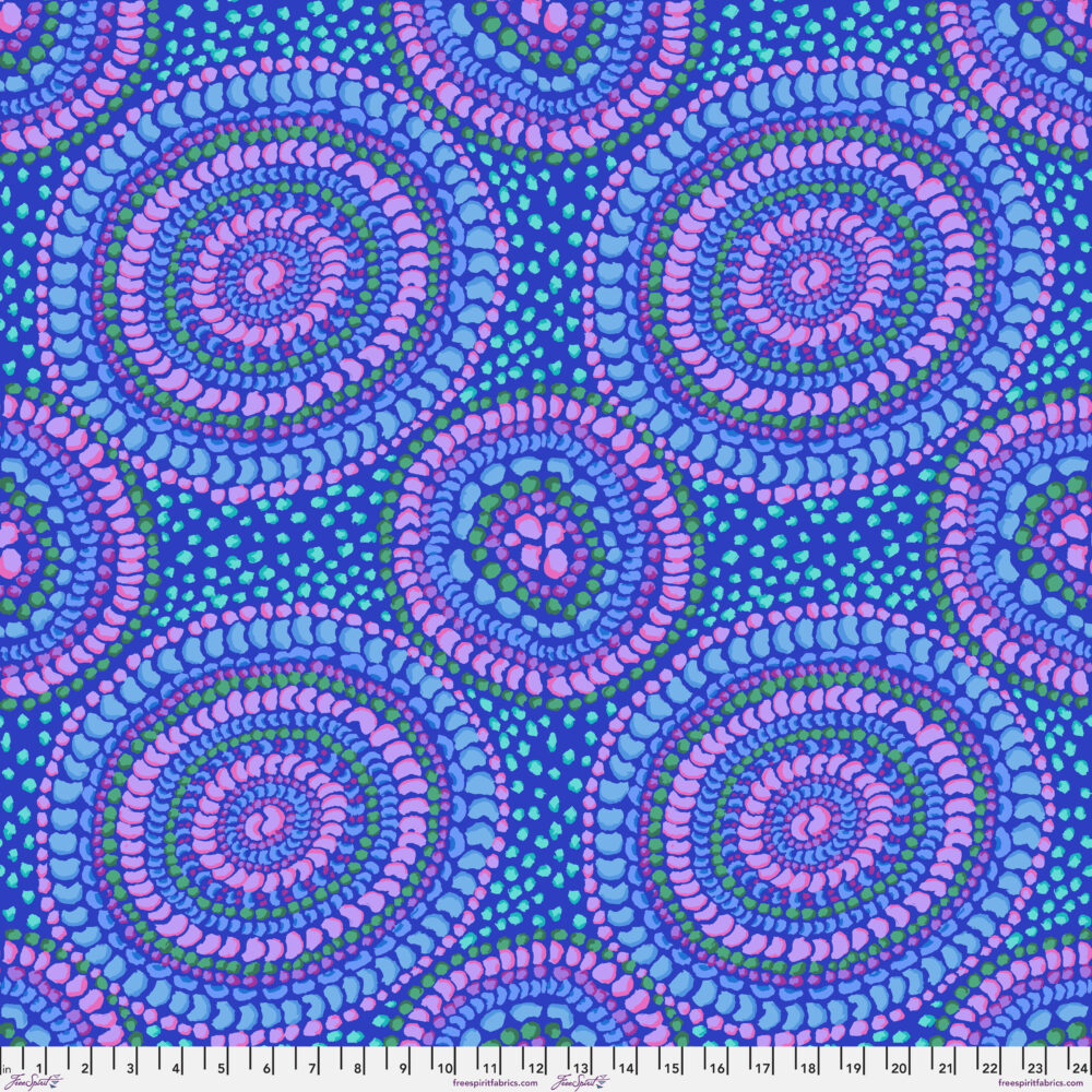 Bean Mosaic - Blue - PWGP217.BLUE