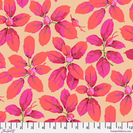 Rose Leaves - Fuchsia - PWMD005.FUCHSIA