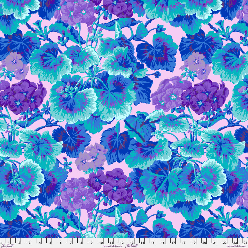Geranium - Turquoise - PWPJ007.TURQUOISE