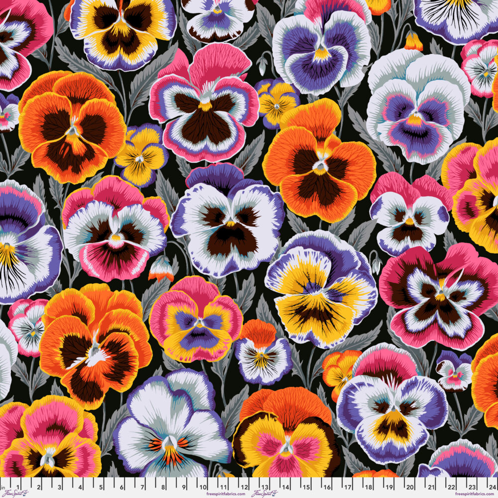 Big Pansies - Contrast - PWPJ143.CONTRAST