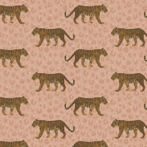 Walking Tigers - Pink - T120-002-542