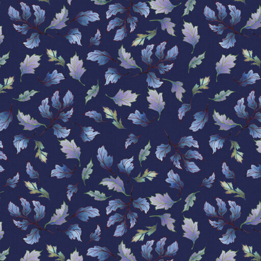 Leaf Toss - Navy - T130-012-768