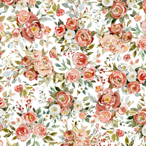 Packed Floral - Multi - W105-051-158