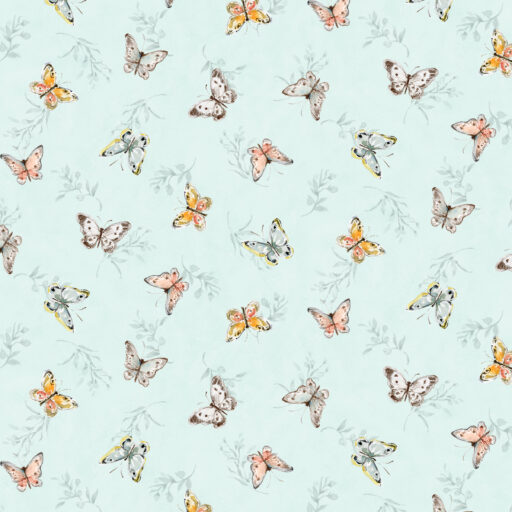 Butterflies - Teal - W105-055-747