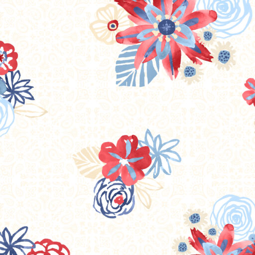 Bouquets - Cream - W170-005-157