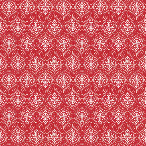 Brushstroke Fullard - Red - W170-009-511