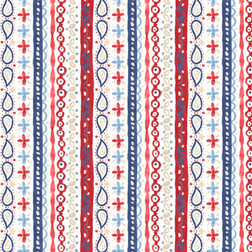 Ticking Stripe - Multi - W170-010-157