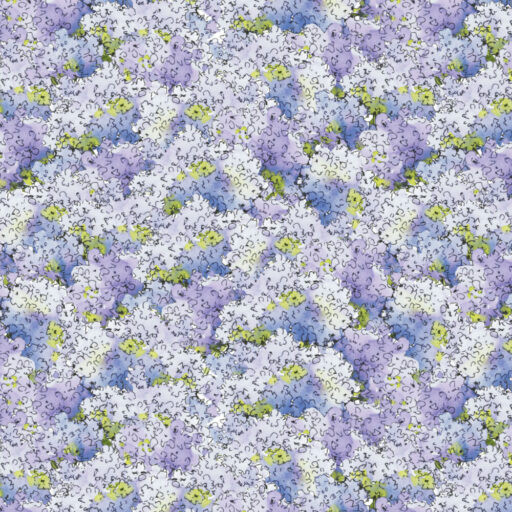 Packed Hydrangeas - Blue/Purple - W175-025-671