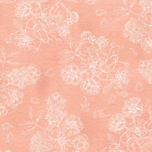 Floral Toile - Coral - W175-028-411