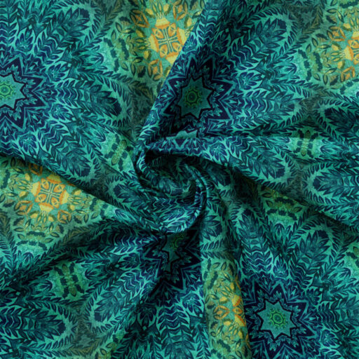 Leafy Mandala - Turquoise - 16260105-02