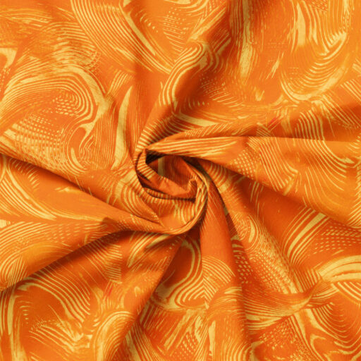 Brush Stroke Abstract - Orange - 21260104-04