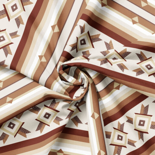 Sweet Geo Stripe - Brown - 49260105-01