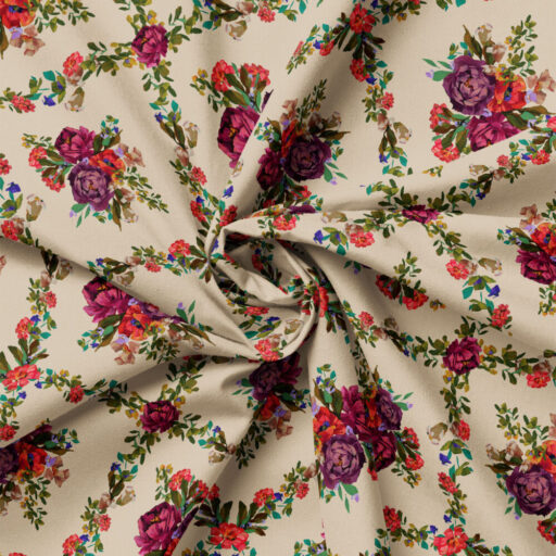 Floral Trellis - Cream - 52260104-01