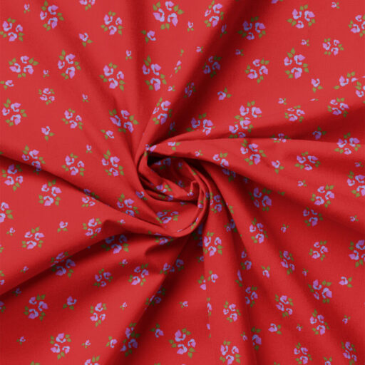 Dainty Flowers - Red - 52260106-04