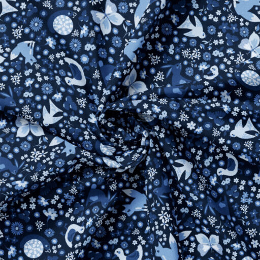 Baby Animal Meadow - Indigo - 58260105-02