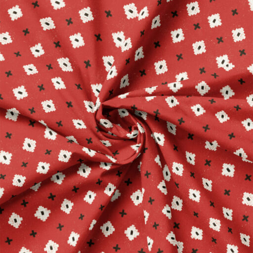 Textured Geo - Red - 66260106-03