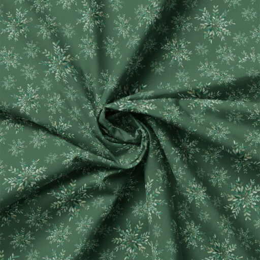 Leafy Snowflakes - Green - 97260107-01