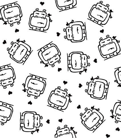 The Hippo - White - PWAJ005-WHITE
