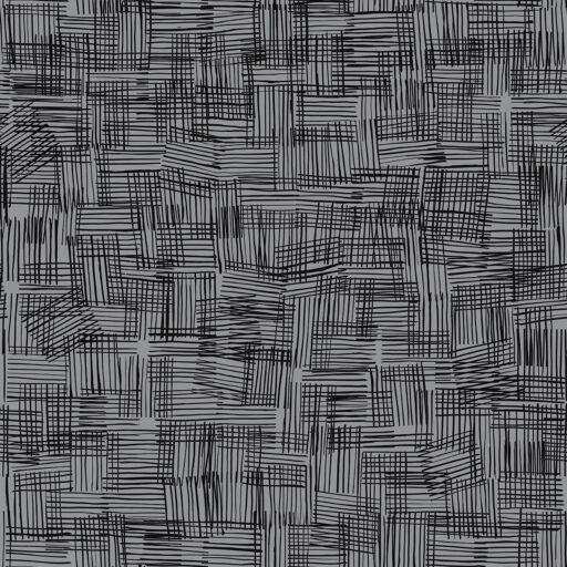 Broken Crossed Lines - Dk Gray - PWAJ008-DKGRAY