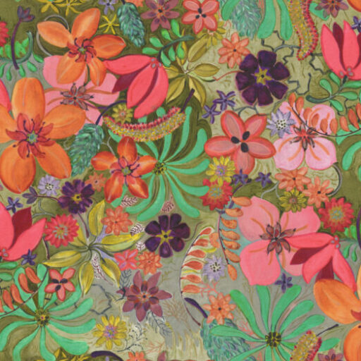 Floral Pearls - Multi - PWDB073-MULTI