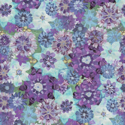 Chambray Blooms - Stormy Blue - PWDB081-STORMYBLUE