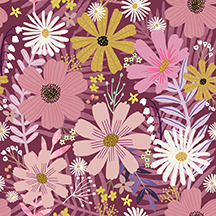 Flower Love - Berry - PWMC128-XBERRY