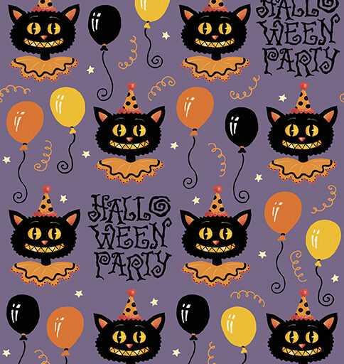 Party Cat - Purple - PWMY081-PURPLE