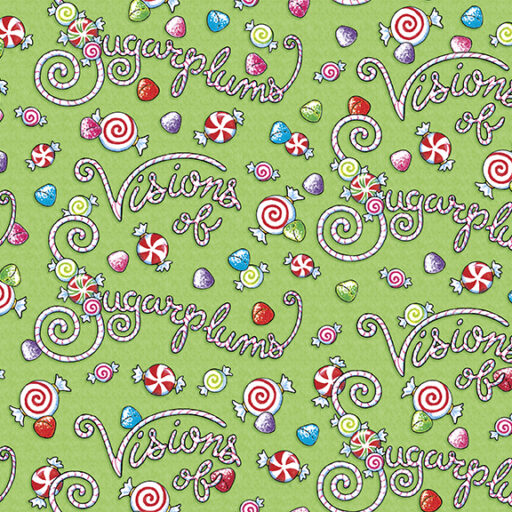 Visions of Sugarplums - Green - PWMY085-GREEN