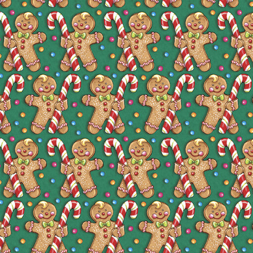 Christmas Chorus Line - Forest - PWMY092-FOREST