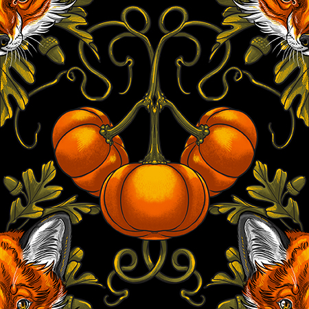 Pumpkin Pup - Black - PWRH155-BLACK